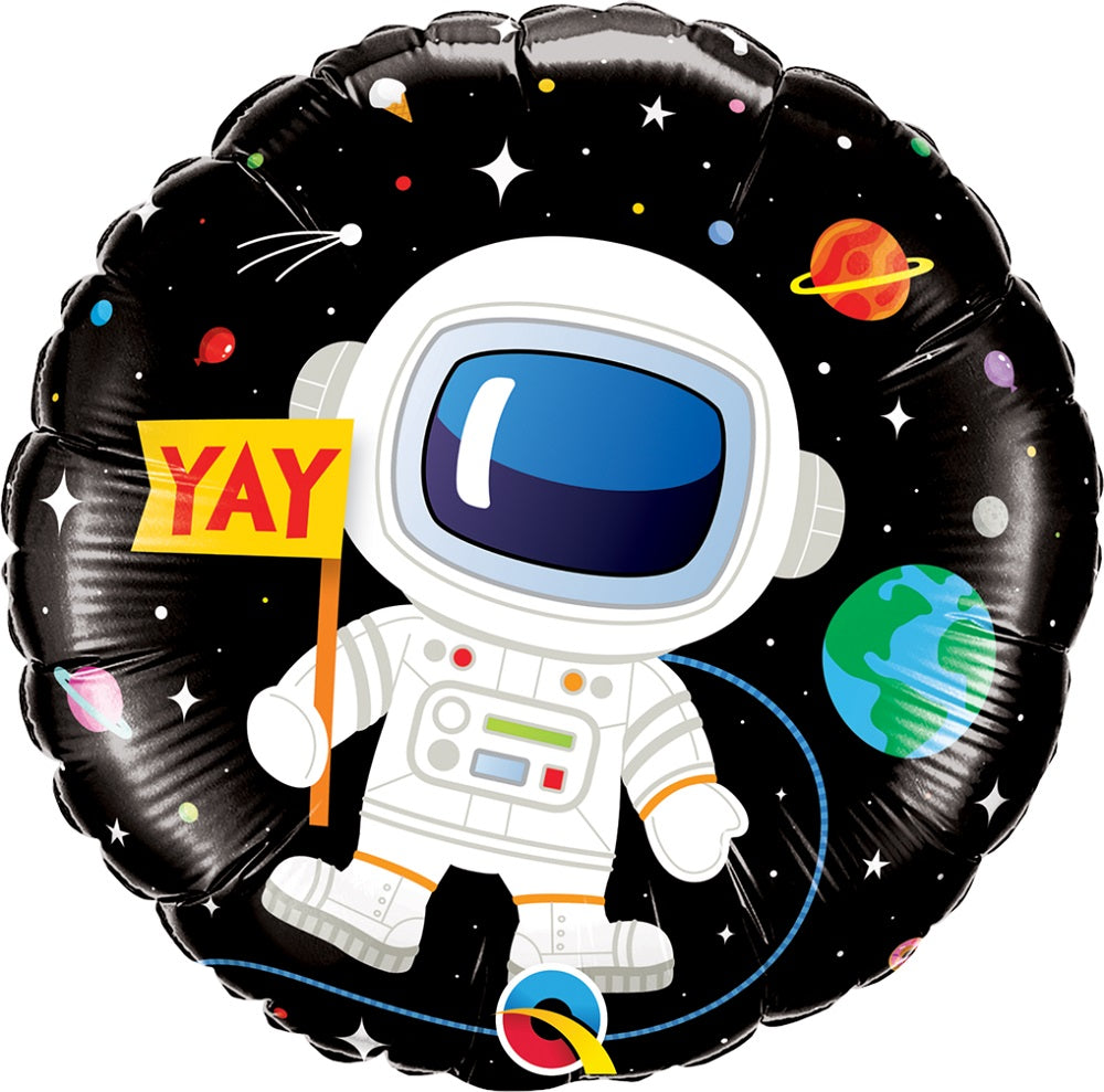 Μπαλόνι Φοιλ 18 Βirthday Astronaut / 45 εκ - Αστροναύτης, Διάστημα