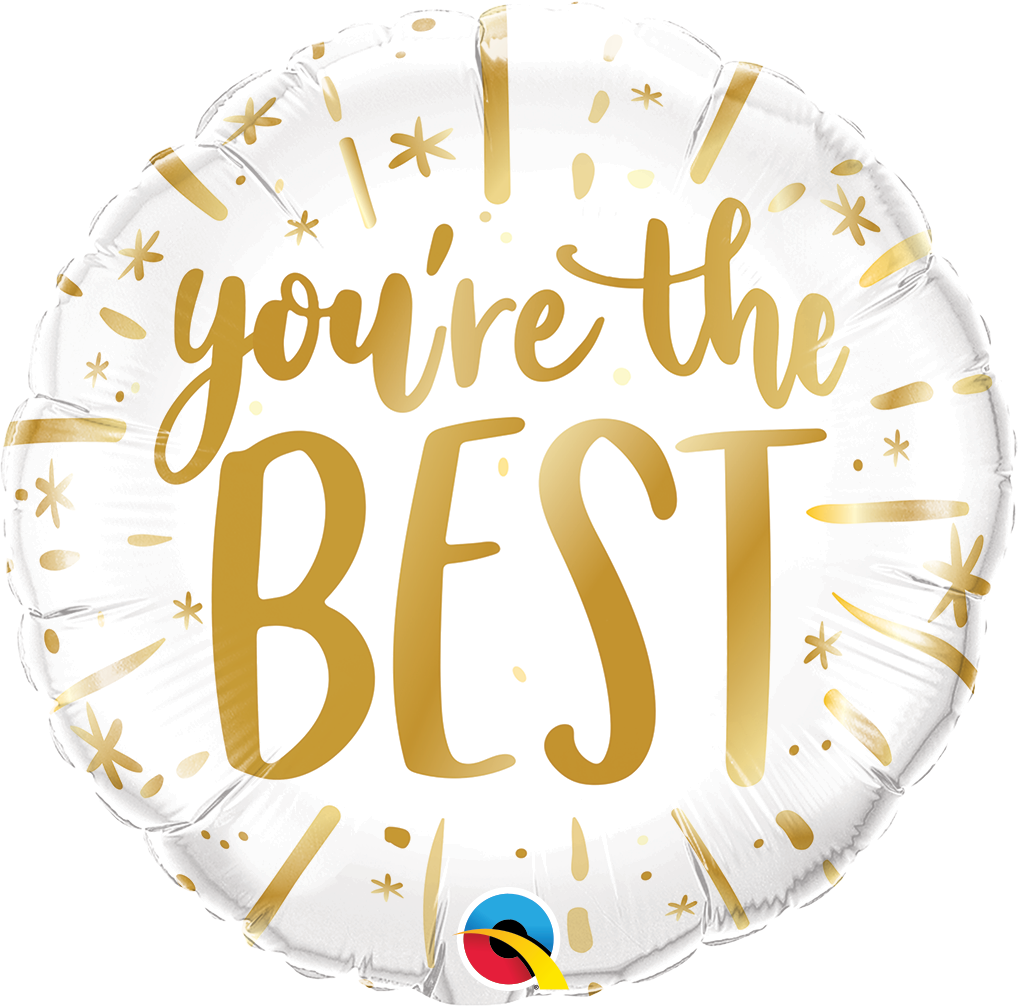 Μπαλόνι Φοιλ 18 You're the Best Gold / 45 εκ