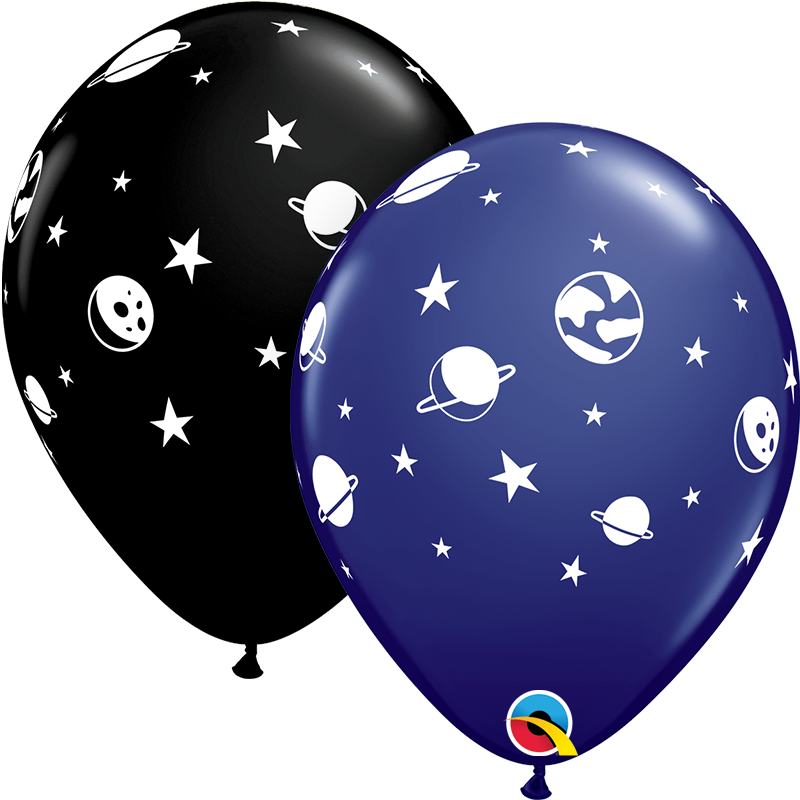Μπαλόνια Λάτεξ 11 Celestial Fun / 25 τεμ Διάστημα