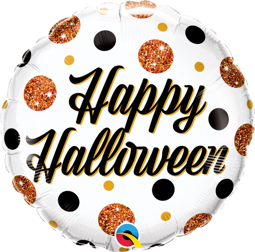 Μπαλόνι Φοιλ 18 Halloween Sparkly Dots / 45 εκ