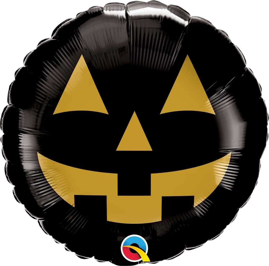 Μπαλόνι Φοιλ 9 Μίνι Jack Face Black & Gold