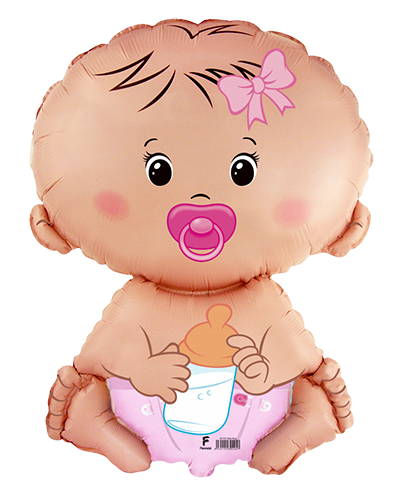 Μπαλόνι Φοιλ Σχήμα Baby Pink Ασυσκεύαστο