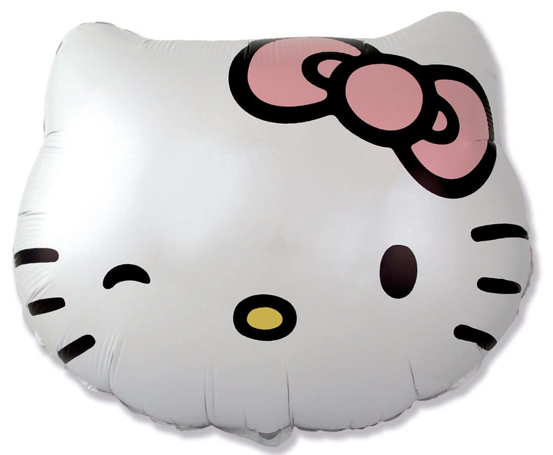 Μπαλόνι Φοιλ Σχήμα Κεφάλι Hello Kitty 51 x 53 εκ - Συσκευασμένο