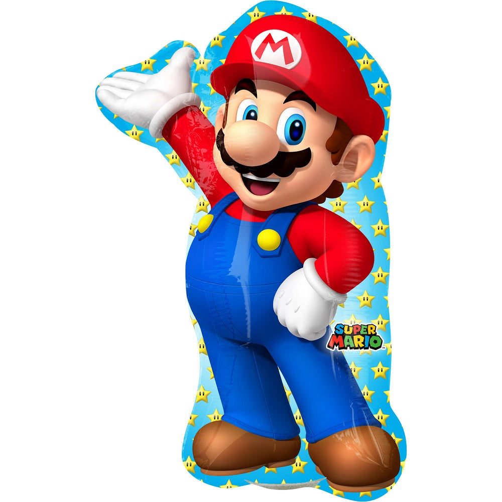 Μπαλόνι Φοιλ Μίνι Σχήμα Super Mario Bros / 20 x 30 εκ.