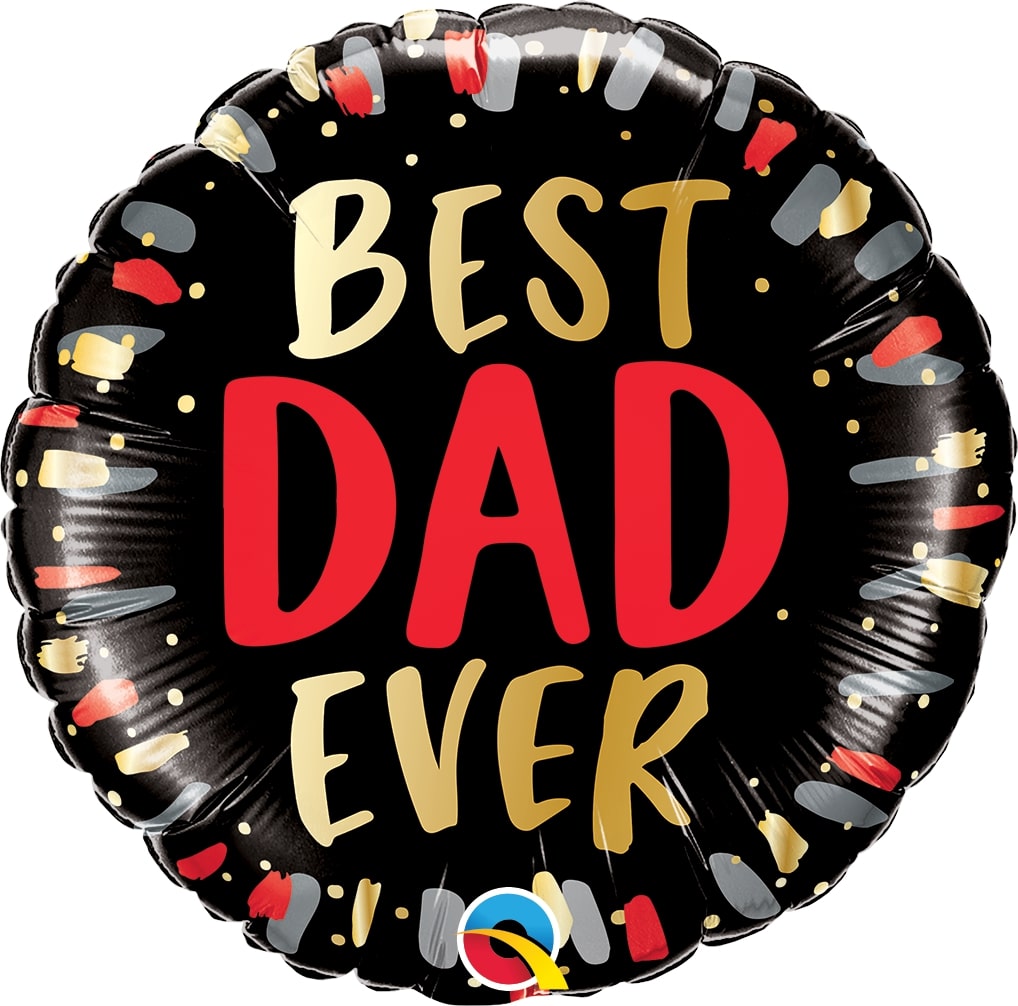 Μπαλόνι Φοιλ 18 Best Dad Ever 45 εκ - μπαμπά