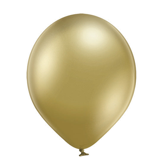 Μπαλόνια Λάτεξ 17 Χρυσό Gold Glossy / 3 τεμ