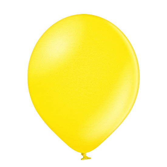 Μπαλόνια Λάτεξ 11 Μεταλλικό Κίτρινο Citrus Yellow / 100 τεμ