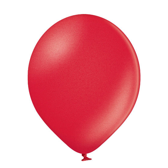 Μπαλόνια Λάτεξ 5 Μεταλλικό Κόκκινο / 100 τεμ - Cherry Red