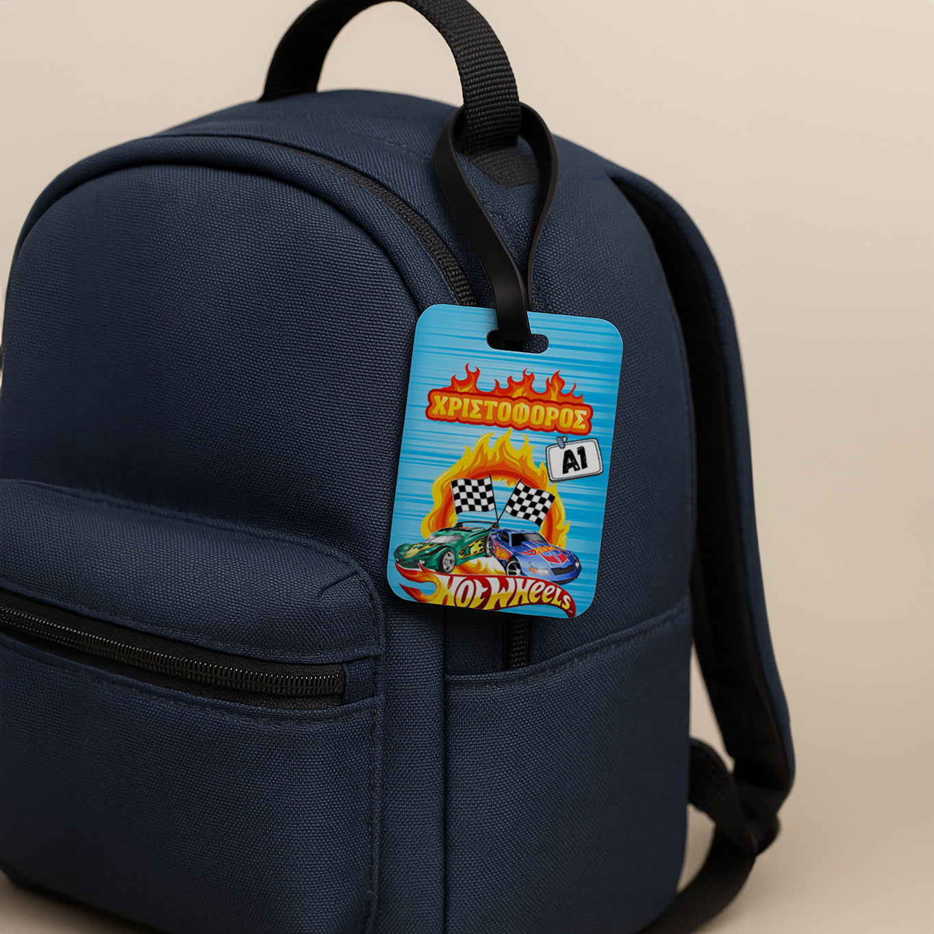 Bag Tag Hot Wheels