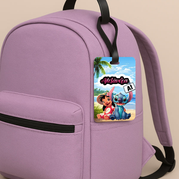 Bag Tag Lilo & Stitch Παραλία