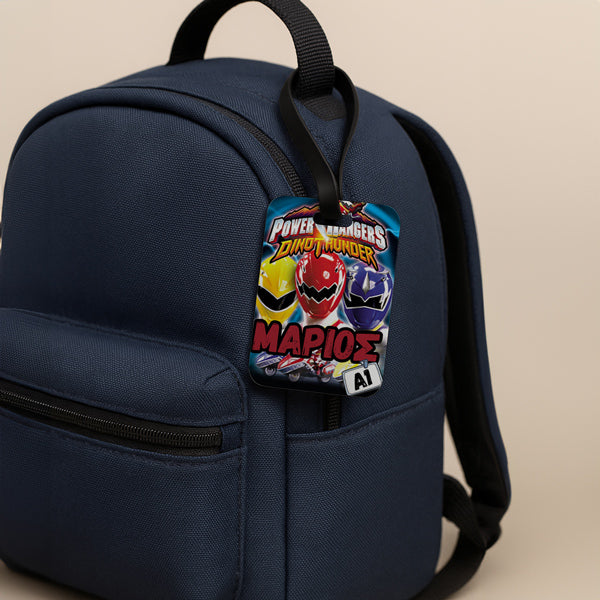 Bag Tag Power Rangers