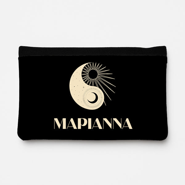 Θήκη Καπνού Δερμάτινη - Yin Yang Sun & Moon