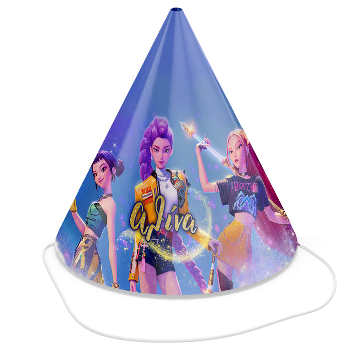 Καπελάκι πάρτυ K-Pop Demon Hunters (4 τεμ)