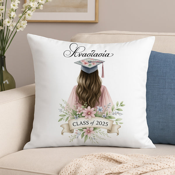 Μαξιλάρι Αποφοίτησης - Φλοράλ Κορίτσι
