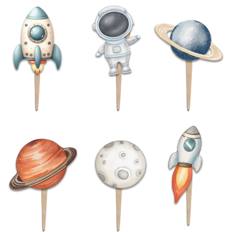 Οδοντογλυφίδες Αστροναύτης (6 τεμ)