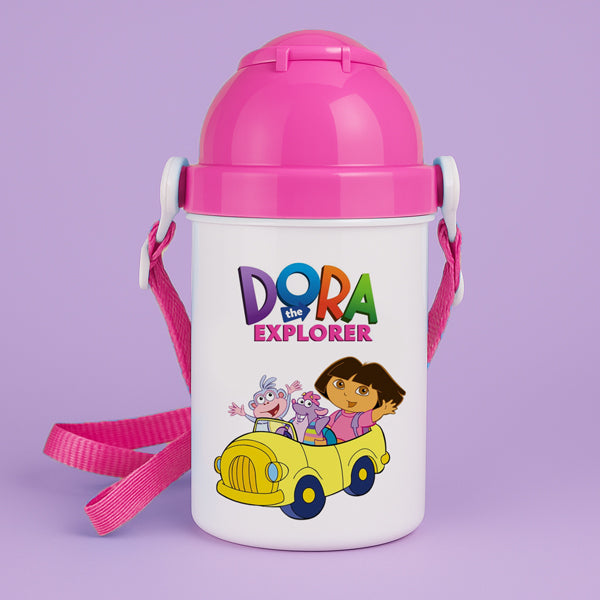 Παιδικό Παγούρι - Ντόρα Η Μικρή Εξερευνήτρια Ροζ 400ml