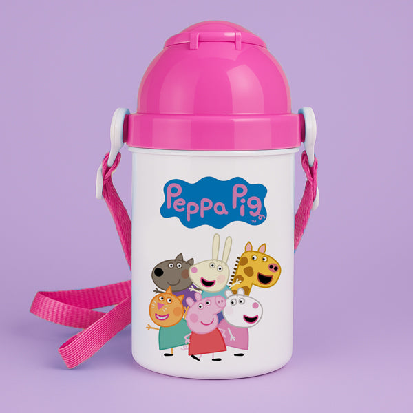 Παιδικό Παγούρι - Πέππα Το Γουρουνάκι Ροζ 400ml