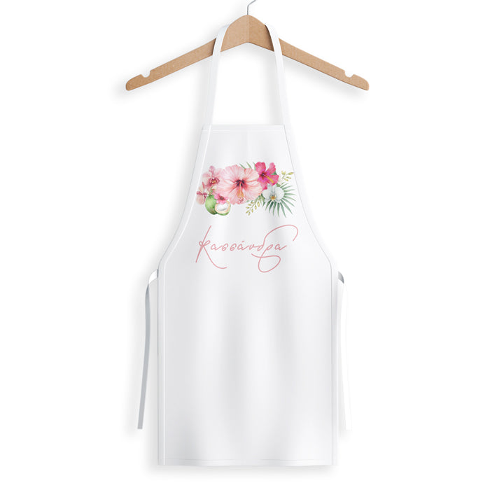 Ποδιά Νονού/Νονάς - Βάπτιση Tropical Ιβίσκος