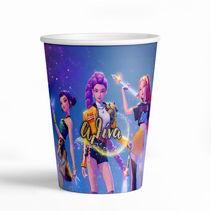 Ποτήρια πάρτυ K-Pop Demon Hunters (3 τεμ)