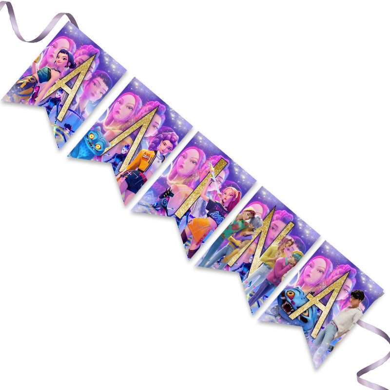 Σημαιάκια με όνομα - K-Pop Demon Hunters