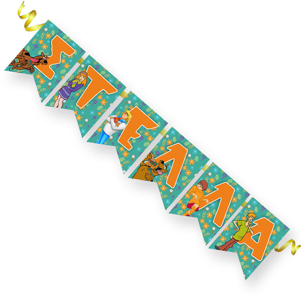 Σημαιάκια με όνομα - Scooby Doo