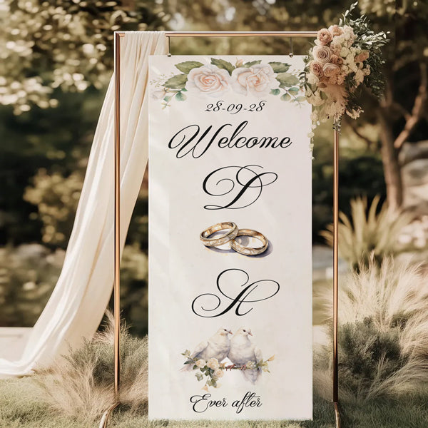 Αφίσα Γάμου Υφασμάτινη - Fairytale 1,30m