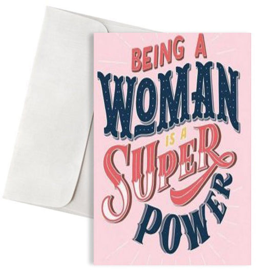 Κάρτα "Super Woman"