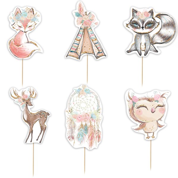 Οδοντογλυφίδες Ονειροπαγίδα Woodland (6 τεμ)