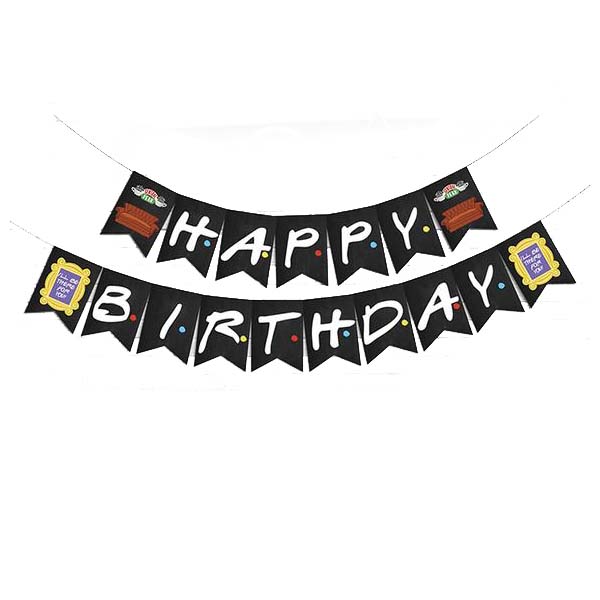 Σημαιάκια "Happy Birthday" Τα Φιλαράκια (17 τεμ)