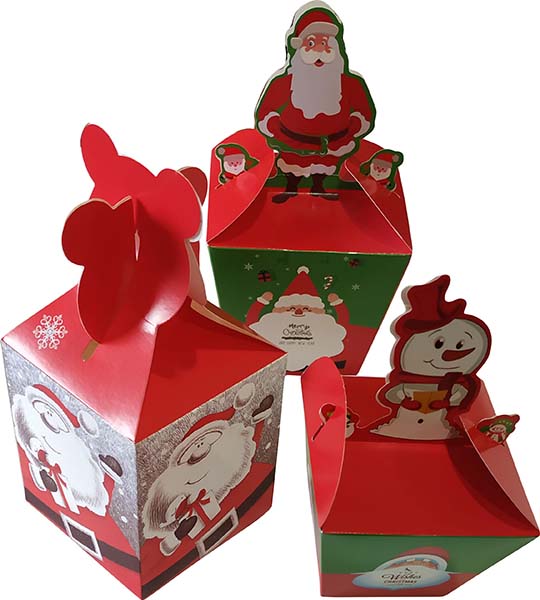 Χριστουγεννιάτικες σοκολάτες σε κουτί Χιονάνθρωπος