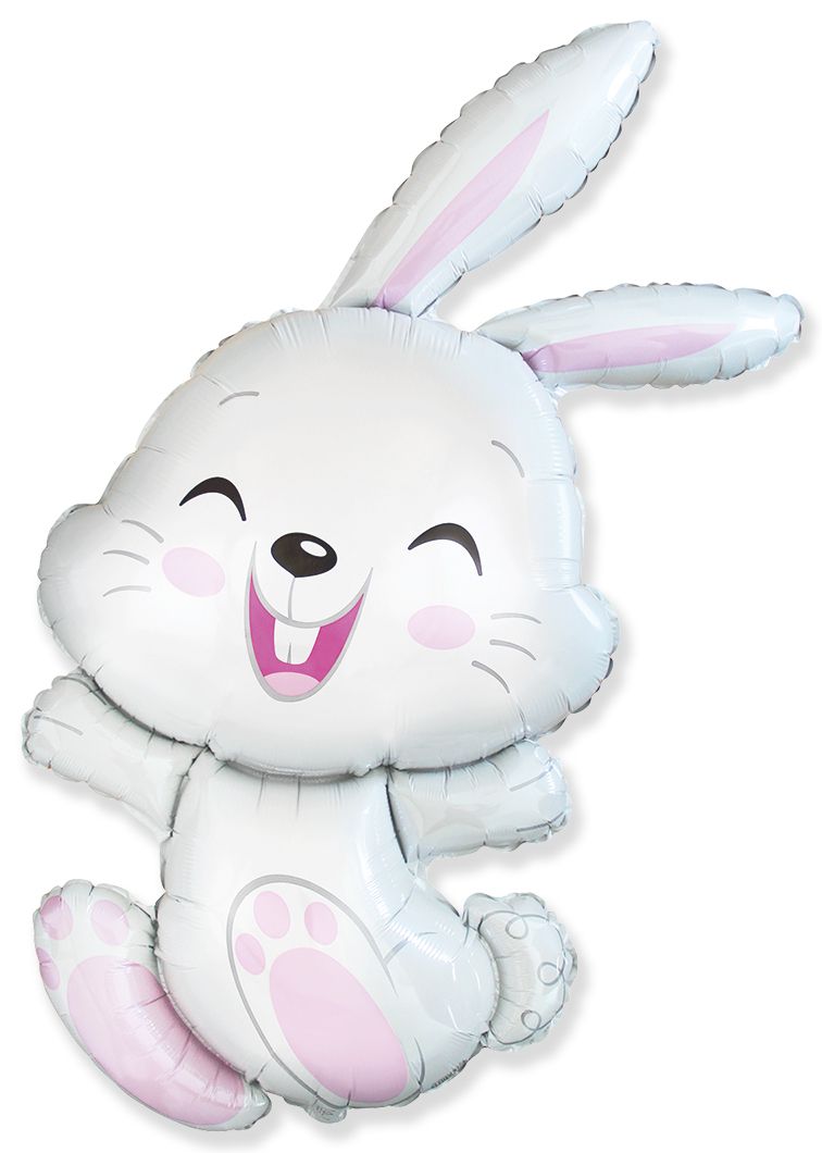 Μπαλόνι Φοιλ Κουνέλι - Bunny Pink / 112 x 61 εκ - Συσκευασμένο