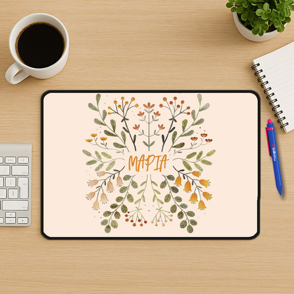 Mouse Pad Gaming - Λουλούδια Με Όνομα
