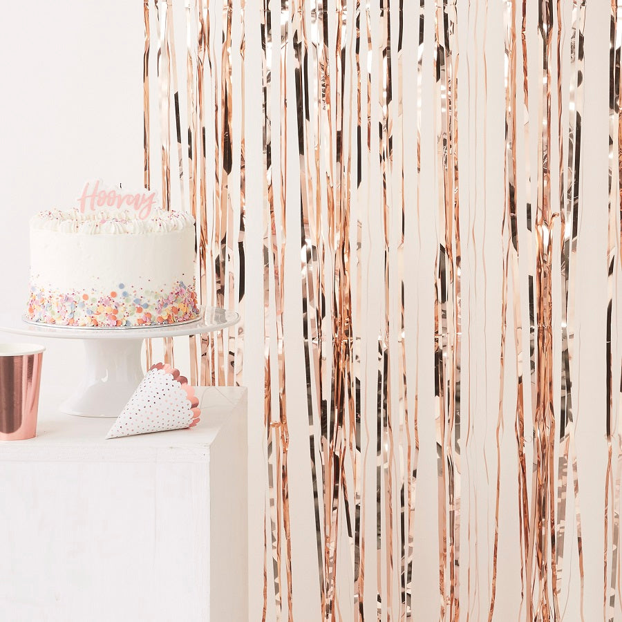 Κουρτίνα Ροζ Χρυσό /Rose Gold Curtain