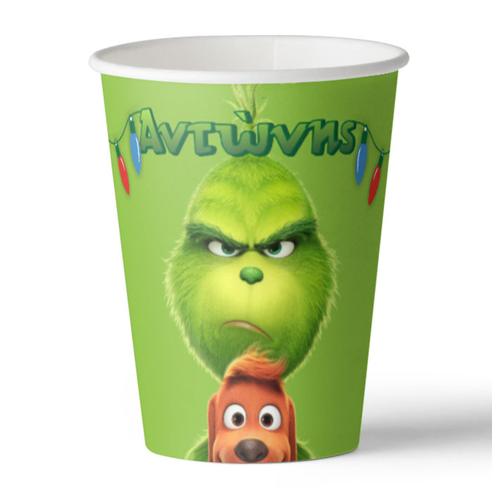 Χριστουγεννιάτικα Ποτήρια Grinch(8 τεμ)