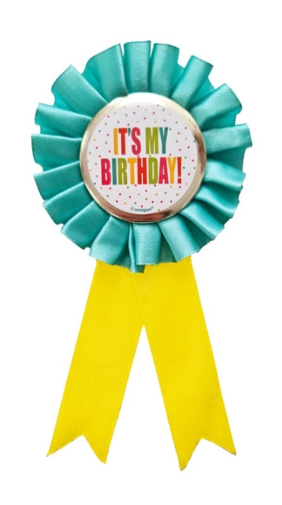 Κονκάρδα It's My Birthday με ζωγραφισμένα κομφετί