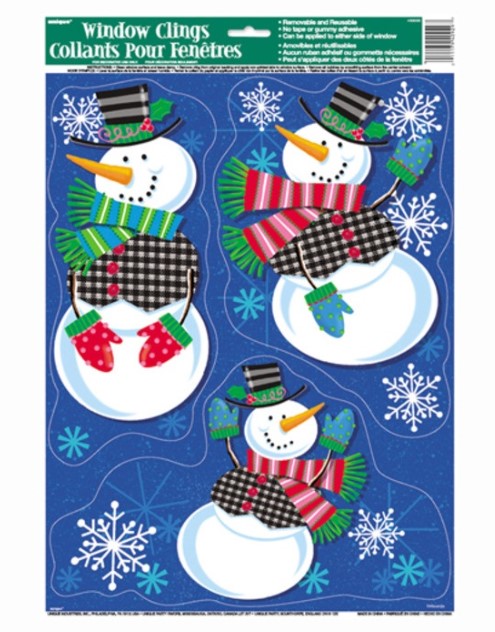 Διακοσμητικά Παραθύρου Χιονάνθρωπος/ Jolly Snowman
