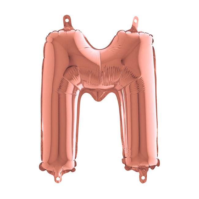 Mini Μπαλόνια Γράμματα Rosegold 36cm
