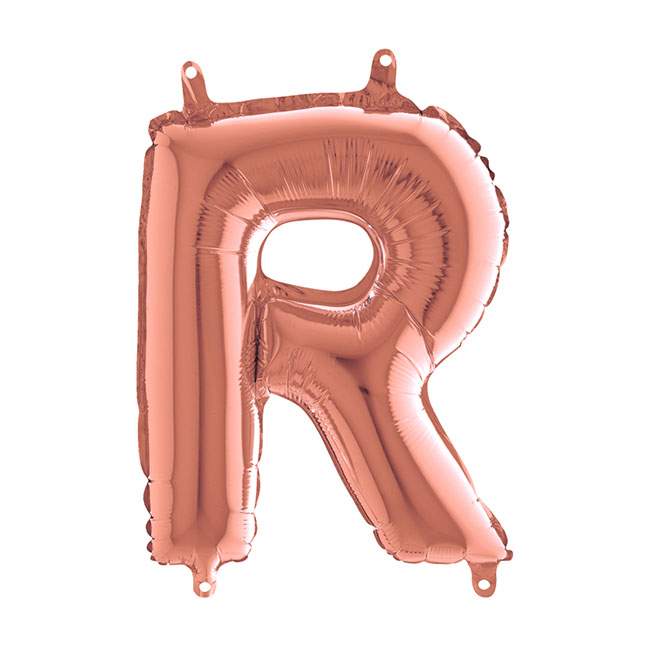 Mini Μπαλόνια Γράμματα Rosegold 36cm