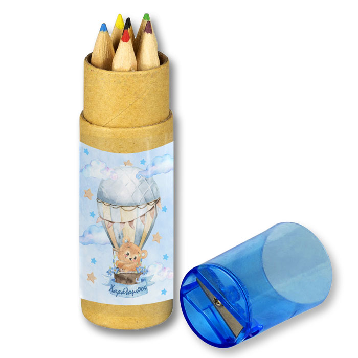 Ξυλομπογιές Αερόστατο Αρκουδάκι