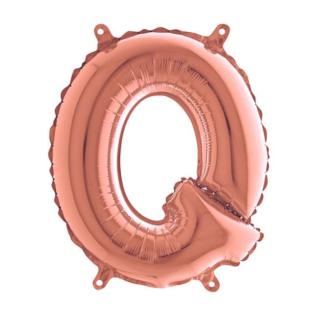 Mini Μπαλόνια Γράμματα Rosegold 36cm