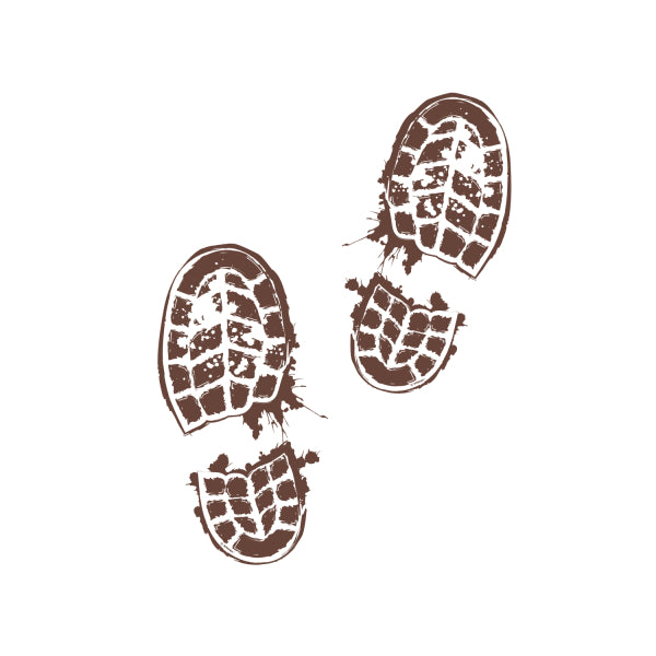 Αυτοκόλλητα - Λασπωμένα Παπούτσια (4 τεμ)