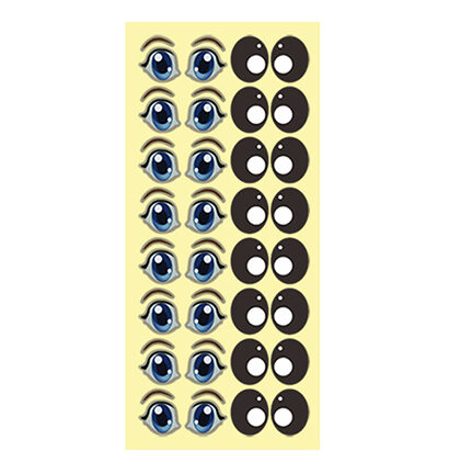 Αυτοκόλλητα μάτια Cartoon για κατασκευές