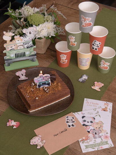 Αυτοκόλλητα Ζωάκια - Σαφάρι (16 τεμ)