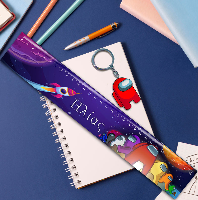 Χάρακας Among Us με μπρελόκ