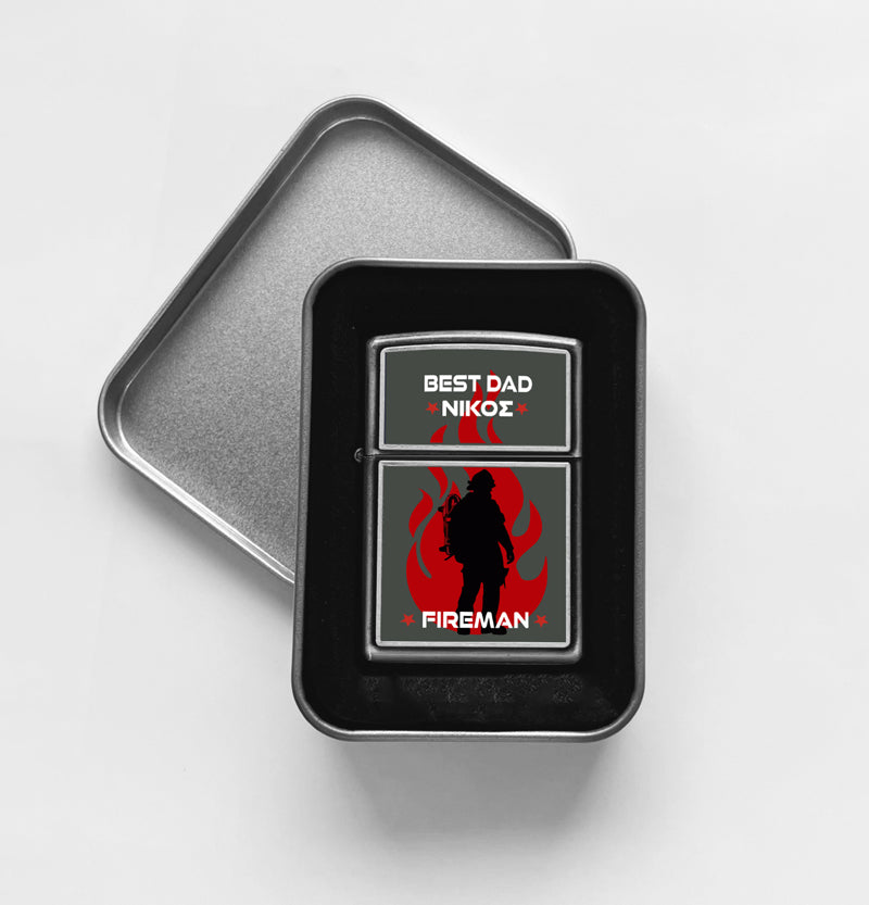 Αναπτήρας Zippo - Best DAD Πυροσβέστης