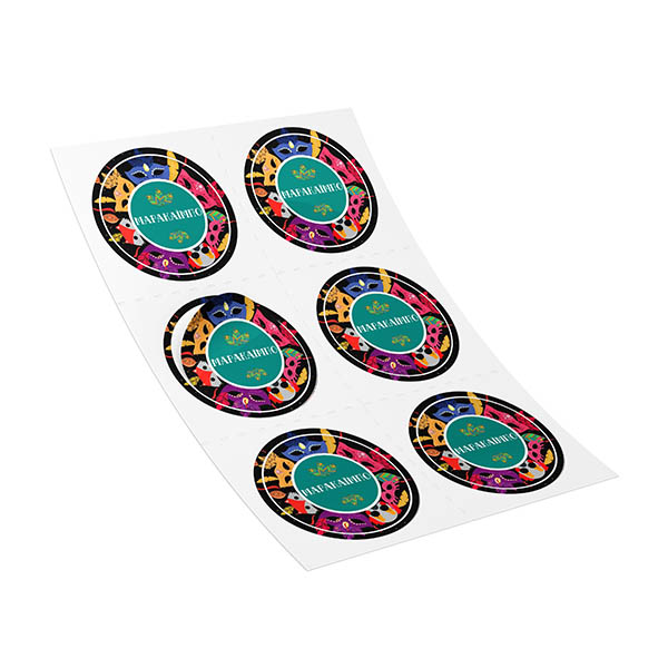 Αποκριάτικο Αυτοκόλλητο Μαρακαΐμπο (6 τεμ)