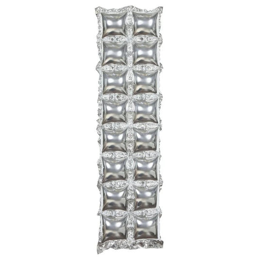 Ασημί Μπαλόνι foil για Backdrop