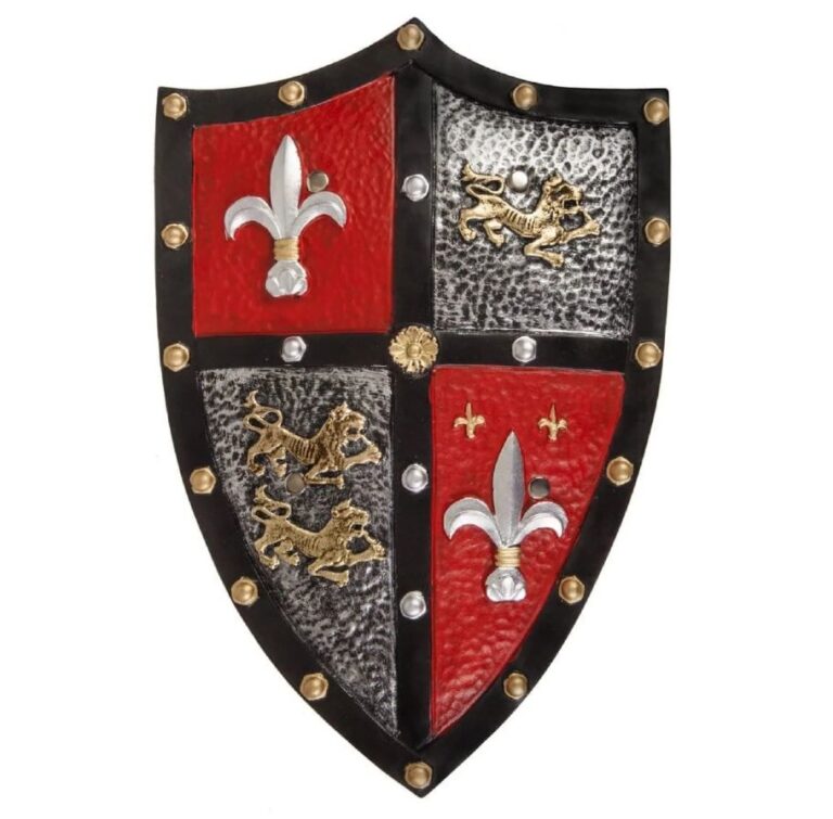 Ασπίδα Ιππότη με εφέ δέρμα
