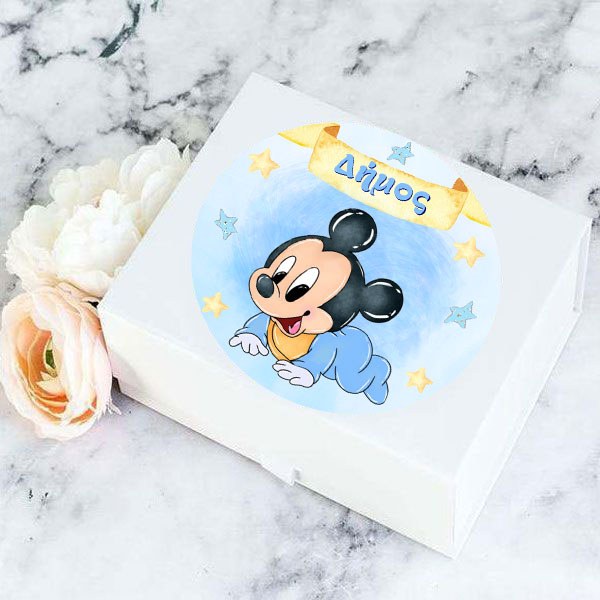 Αυτοκόλλητα με όνομα Baby Mickey (6 τεμ)