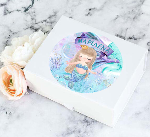 Αυτοκόλλητα με θέμα Γοργόνα (6 τεμ)